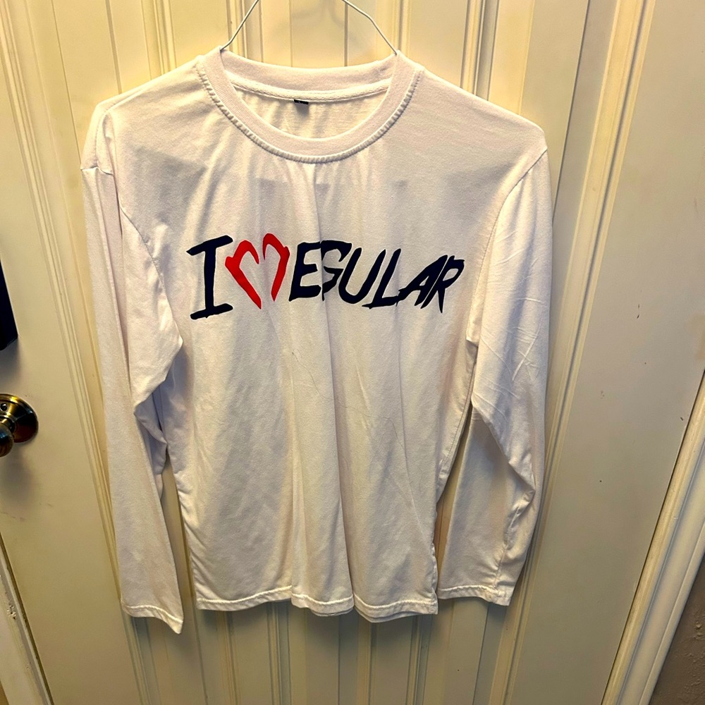 Irregular Love long sleeve shirt